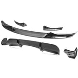 14-18 BMW F15 X5 M Sport Only Front Bumper Lip & Rear Diffuser Gloss Black