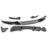 14-18 BMW F15 X5 M Sport Only Front Bumper Lip & Rear Diffuser Gloss Black