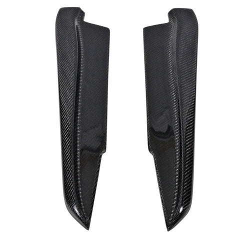 08-13 BMW E92 E93 M3 Rear Bumper Lip Side Apron 2PC - Carbon Fiber CF