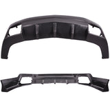10-13 Chevy Camaro OE Style Rear Lip Diffuser + Muffler Tips