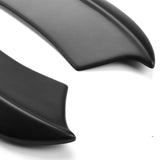 15-19 Dodge Charger SRT Style Rear Bumper Lip Aprons Matte Black Pair - PP