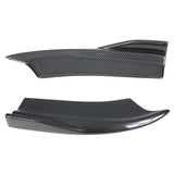 15-20 Dodge Charger V2 Style Rear Bumper Lip Side Apron - Carbon Fiber Print