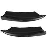 15-20 Dodge Charger V2 Style Rear Bumper Lip Side Apron Matte Black - PP