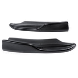 20-22 Charger Widebody Rear Bumper Side Apron Spat Valance - Matte Black PP