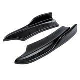 20-22 Charger Widebody Rear Bumper Side Apron Spat Valance - Matte Black PP