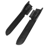 10-14 Ford Mustang LS Style Rear Bumper Lip Apron - 2PC PP Carbon Fiber Print