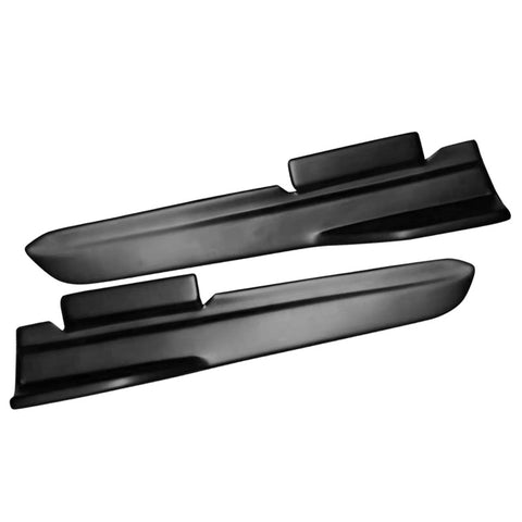 10-14 Ford Mustang LS Style Rear Bumper Lip Apron 2PC PP - Matte Black