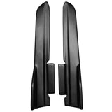 10-14 Ford Mustang LS Style Rear Bumper Lip Apron 2PC PP - Matte Black