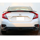 16-18 Honda Civic 10th Gen MG Style Rear Diffuser with LED and Exhaust Tip