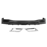 22-23 Honda Civic 11th Gen Sedan Rear Bumper Lip Diffuser W/ Muffler Tip - PP