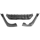 21-22 Kia K5 GT-Line Rear Bumper Lip Diffuser - Carbon Fiber Print PP 3PCS