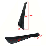 Universal Fit Rear Bumper Lip Splitters V1 Style 2PC - PP