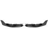 21-22 BMW G80 M3 Sedan MP Style 2PCS Rear Bumper Splitters Dry Carbon Fiber