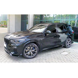 19-20 BMW G05 X5 M Sport Side Skirts Lip Extension Pair ABS - Gloss Black