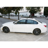 19-20 BMW G20 M Sport Bumper M-Performance Side Skirt Gloss Black - ABS