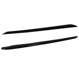 19-20 BMW G20 M Sport Bumper M-Performance Side Skirt Gloss Black - ABS