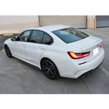 19-22 BMW G20 M Sport M-Performance Style Side Skirt Extension - Carbon Fiber