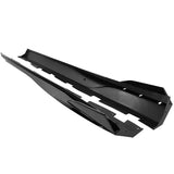 10-15 Chevrolet Camaro V2 Side Skirts Extension Rocker Panel Gloss Black PP