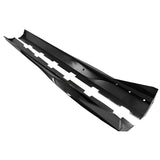 10-15 Chevy Camaro IK V3 Style Side Skirts Add On Rocker Panels - Gloss Black PP