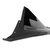 10-15 Chevy Camaro IK V3 Style Side Skirts Add On Rocker Panels - Gloss Black PP