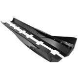 10-15 Chevy Camaro Side Skirts Add On Rocker Panel IK V3 Style - Matte Black PP