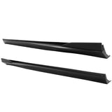 10-15 Chevy Camaro Rocker Style Add On Side Skirts Rocker Panels - Matte Black 4pcs PP