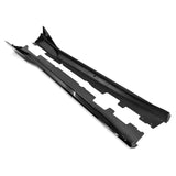 16-22 Chevy Camaro IK V3 Style Side Skirts Rocker Panel - Gloss Black 4PC PP