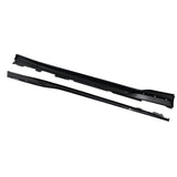 16-22 Chevy Camaro Rocker Style Side Skirts Rocker Panel - Gloss Black 4PC PP