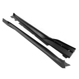 16-22 Chevy Camaro Rocker Style Side Skirts Extension - Matte Black 4PCS PP