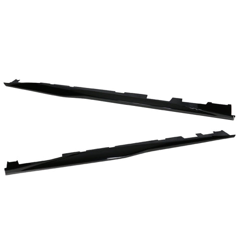 16-19 Chevy Camaro ZL1 Style Side Skirts Rocker Panel - ABS Gloss Black