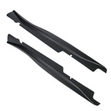 14-19 Chevy Corvette Z06 Style Pair Side Skirts Left Right Extension - ABS