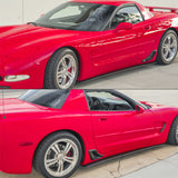 97-04 Chevy Corvette C5 K Style Side Skirt Extension - Carbon Fiber