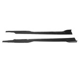 15-20 Dodge Charger SRT Side Skirts Extension Rocker Panel PP - Gloss Black