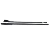 15-19 Dodge Challenger SXT Style Side Skirts Extension Matte Black - PP