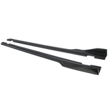 15-19 Dodge Challenger SXT Style Side Skirts Extension Matte Black - PP