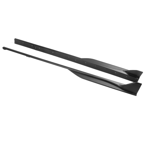 05-14 Ford Mustang GT500 Style Side Skirt Rocker Panels - Matte Black PP