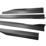 15-20 Ford Mustang GT500 Style Side Skirts Rocker Panel 4PC - Matte Black