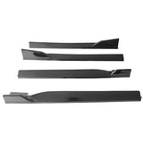 18-22 Honda Accord Side Skirts Extension Rocker Panels - Gloss Black PP 4PCS