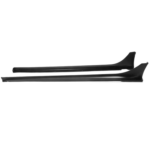 22- Honda Civic Sedan 4-Door Mugen Style Side Skirts Extension Splitters - Matte Black PP