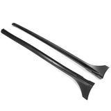 22- Honda Civic Sedan 4-Door Mugen Style Side Skirts Extension Splitters - Matte Black PP