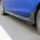 22- Honda Civic Sedan 4-Door Mug Style Side Skirts Extension Panel - Carbon Fiber Look PP