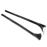 22- Honda Civic Sedan 4-Door Mug Style Side Skirts Extension Panel - Carbon Fiber Look PP