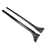 22- Honda Civic Sedan 4-Door Mug Style Side Skirts Extension Panel - Carbon Fiber Look PP