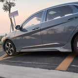 21-22 Hyundai Elantra Matte Black Side Skirts Rocker Panel - PP