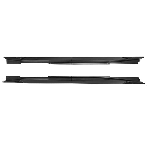 14-22 Infiniti Q50 IK Style Side Skirts Rocker Panel - PP Matte Black 4PCS