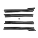 14-22 Infiniti Q50 IK Style Side Skirts Rocker Panel - PP Matte Black 4PCS