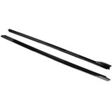 18-22 Toyota Camry V3 Side Skirts Left Right Carbon Fiber Look - PP