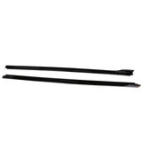 18-22 Toyota Camry V3 Style Side Skirts Extensions Gloss Black Pair - PP