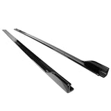 18-22 Toyota Camry V3 Style Side Skirts Extensions Gloss Black Pair - PP