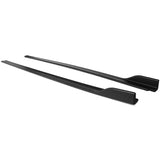 18-22 Toyota Camry V3 Side Skirts Left Right Matte Black - PP